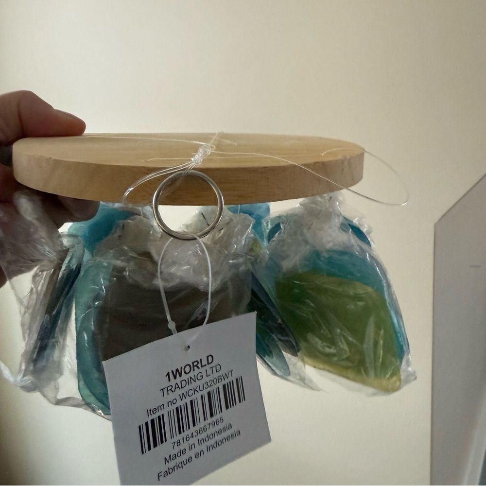 Wind Chime - Jewel Tone Plastic Discs - New